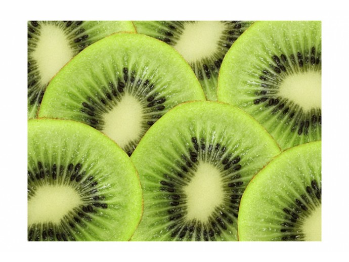 carta da parati per la cucina sala da pranzo con kiwi verde colore pantone 2017 greenery