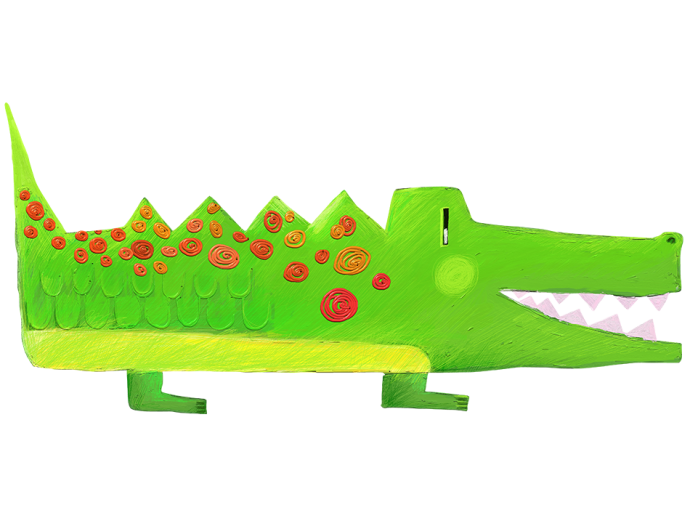 adesivo murale per la cameretta con animali colore pantone 2017 greenery