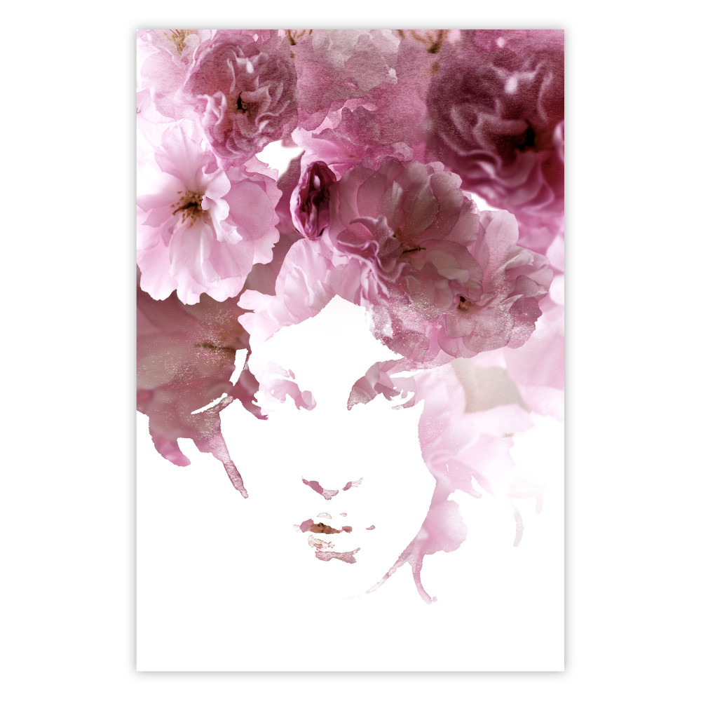 poster fiori rosa