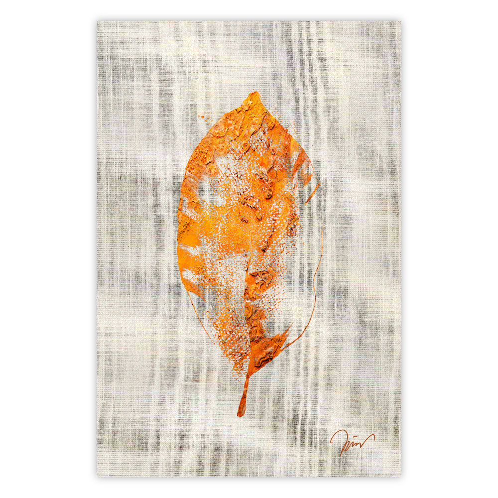 poster foglia d'oro