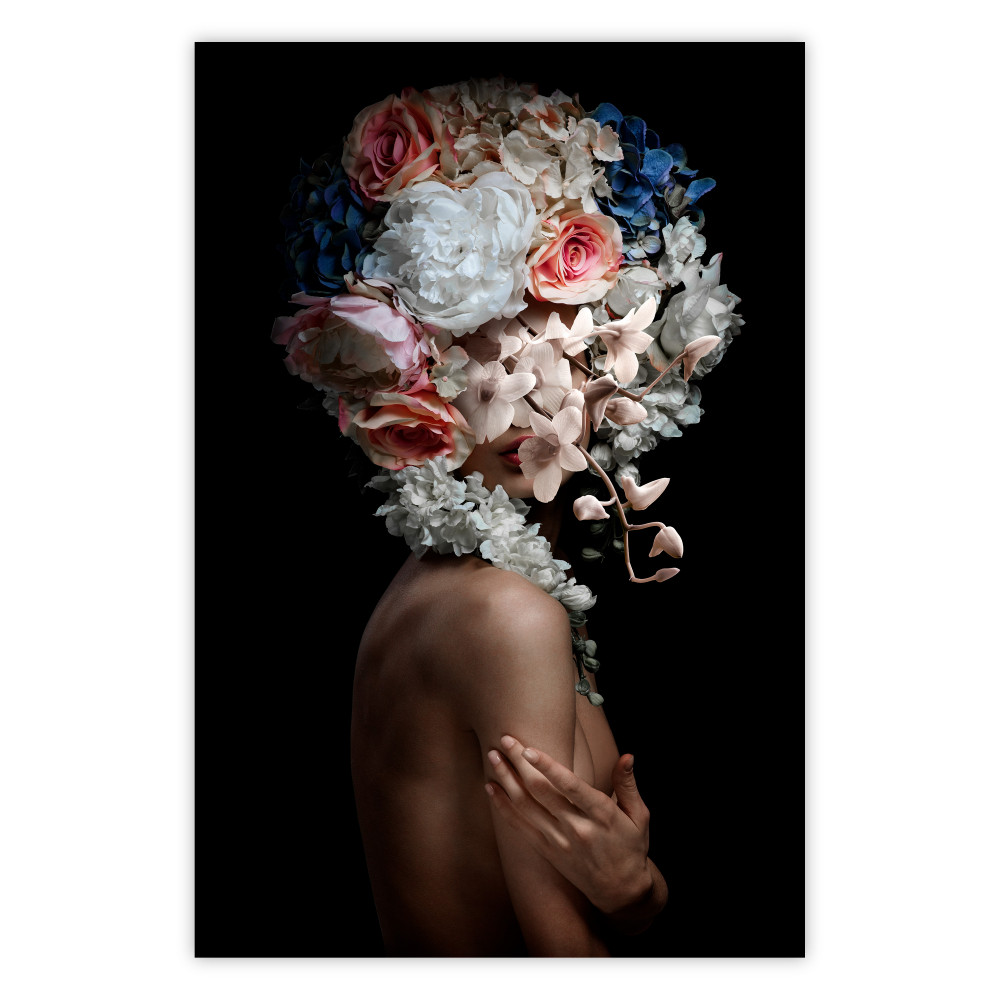 poster astratto donna