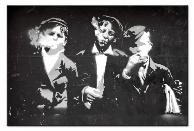 quadro gente retro