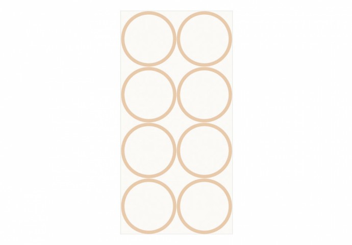 carta da parati moderna geometrica cerchi