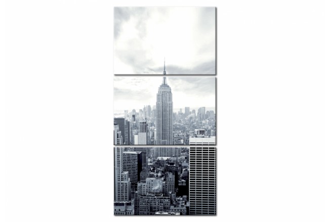 quadro moderno città new york empire state building