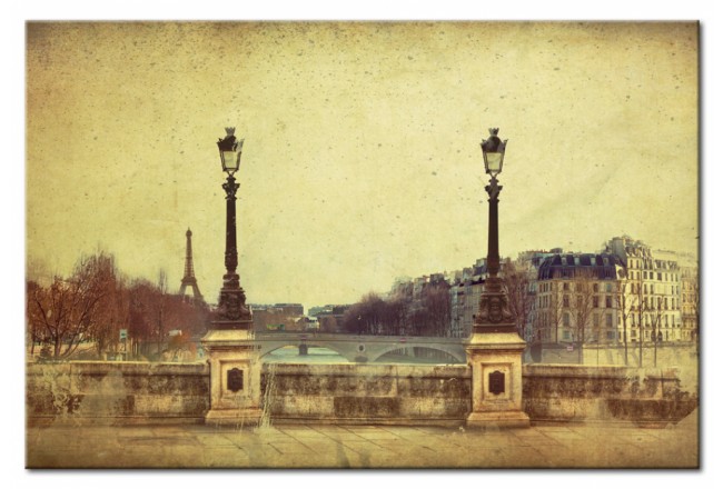 quadro parigi vintage vecchia foto
