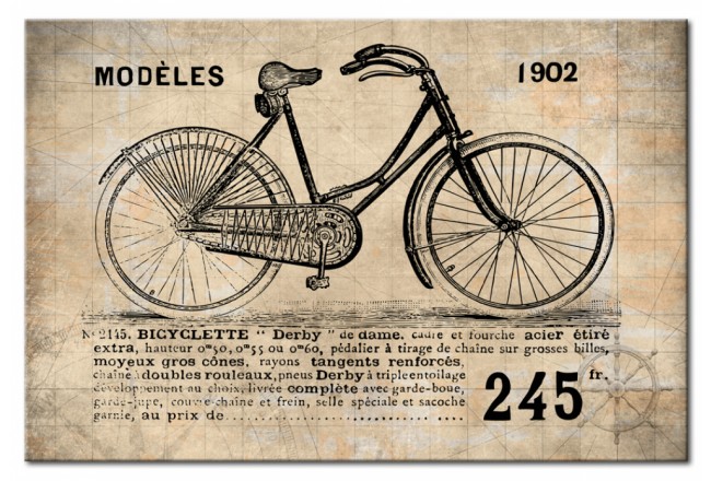 quadro bicicletta vintage