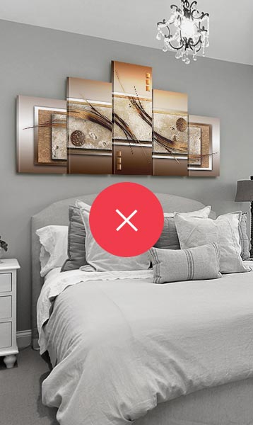 come appendere un quadro multipannello
