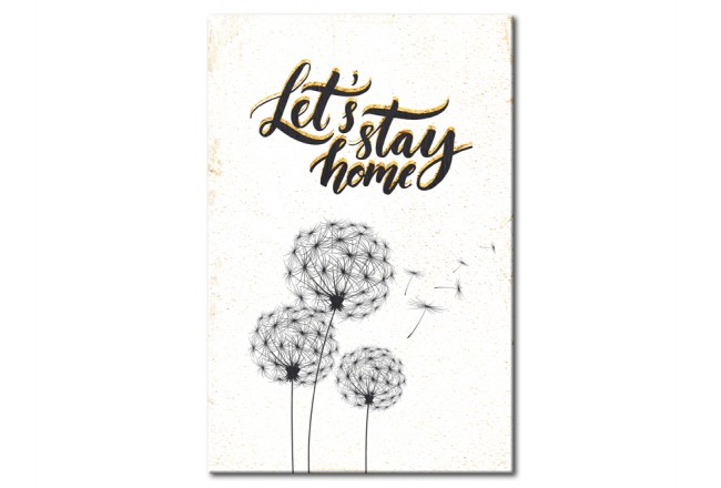 poster scritta casa home