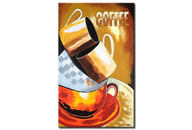 quadro caffè tazze tazzine