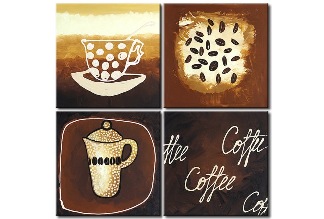 quadro per la cucina caffè disegno