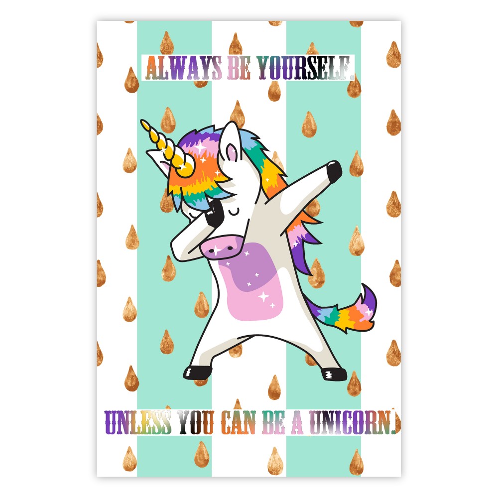 poster unicorno