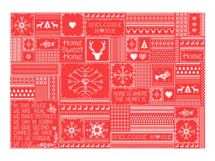 carta da parati natale feste renna maglione