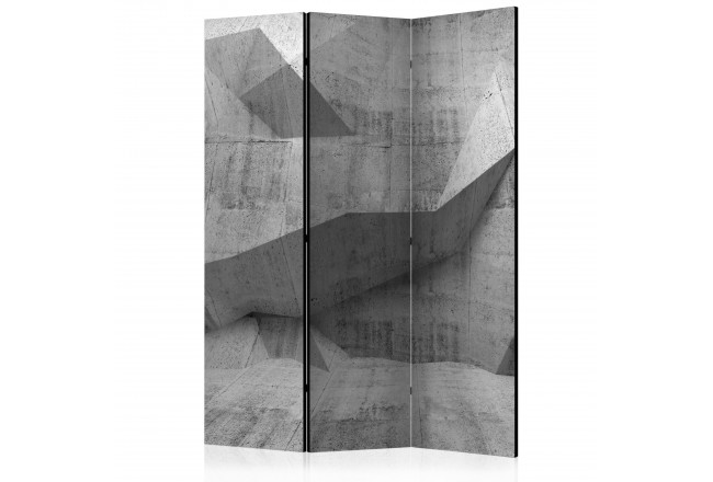 paravento concreto grigio stile industriale
