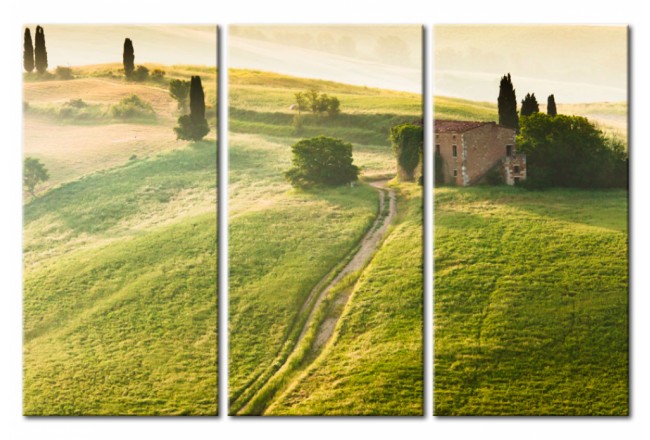 quadro verde natura toscana