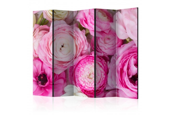paravento rosa fiori