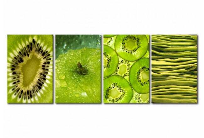 quadro per la sala da pranzo frutta verde