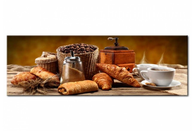 quadro per cucina sala da pranzo prima colazione caffè