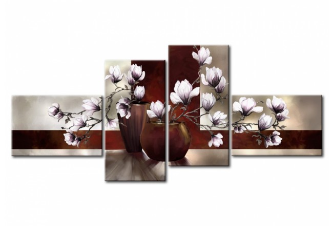 quadro fiori magnolia