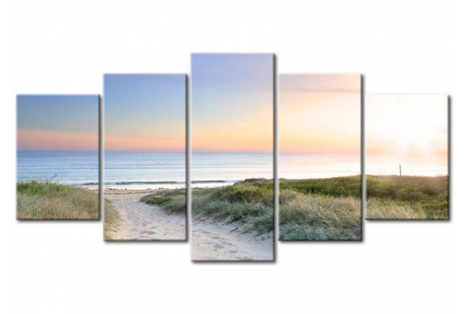 quadro spiaggia panorama mar baltico