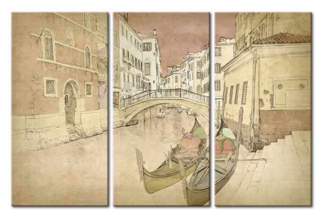 City of lovers - triptych