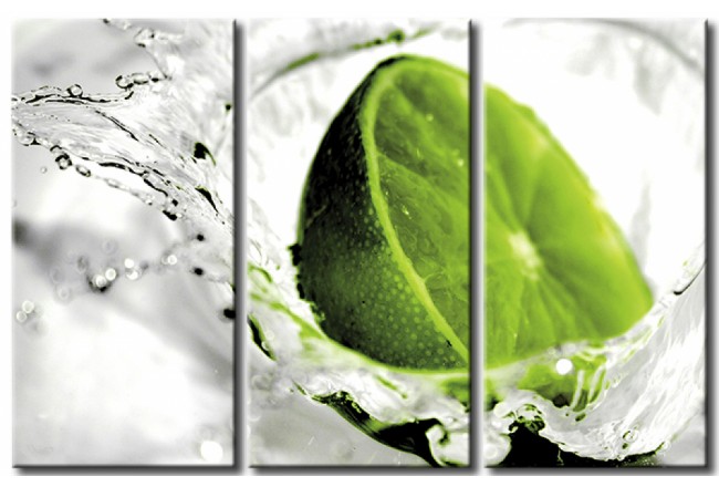 quadro per la cucina frutta lime