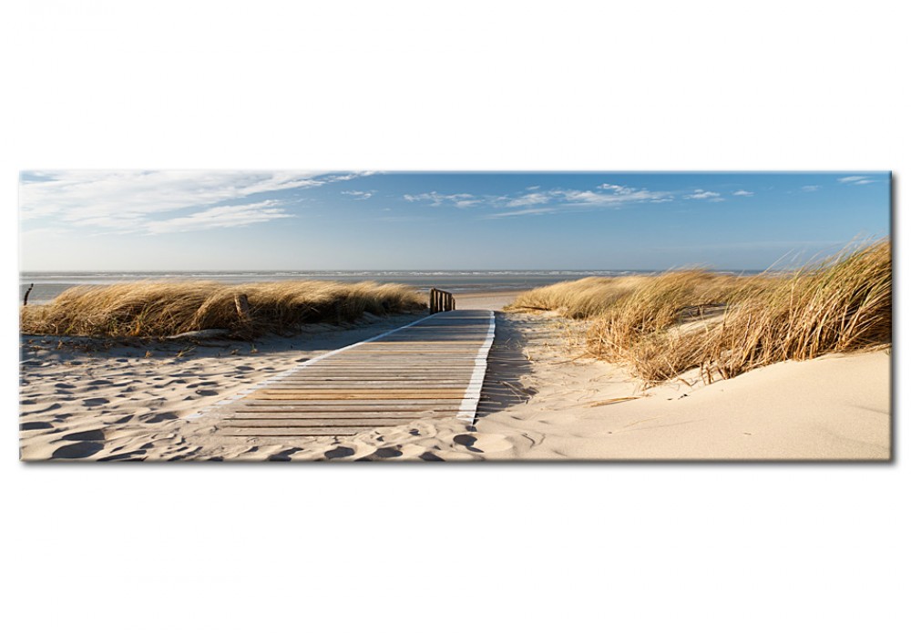 quadro su vetro acrilico spiaggia