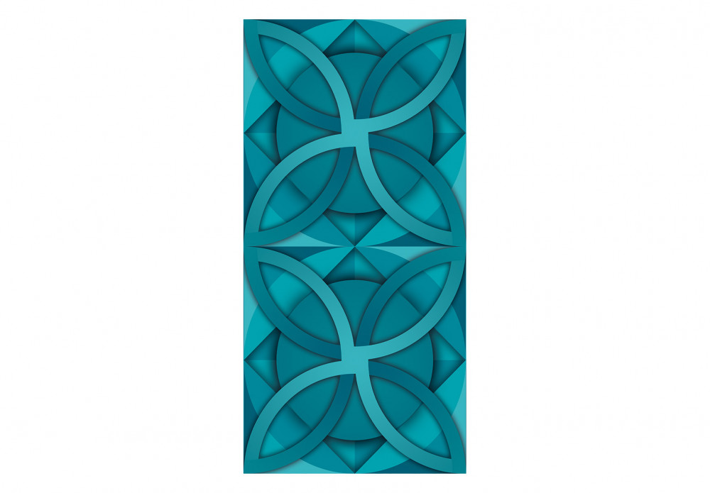 Geometric Turquoise