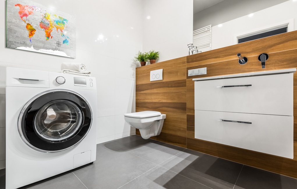 moderna decorazione del bagno