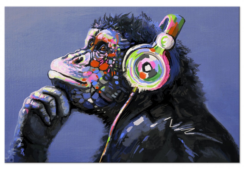Musical Monkey (1 Part) Wide