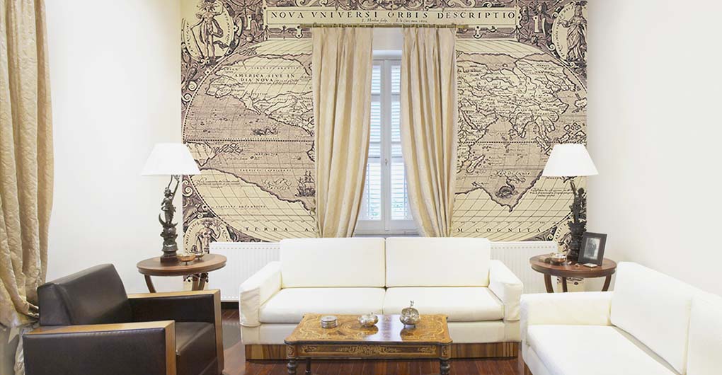 salotto stile coloniale