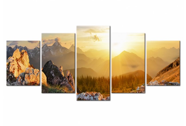 quadro per il soggiorno paesaggio monti