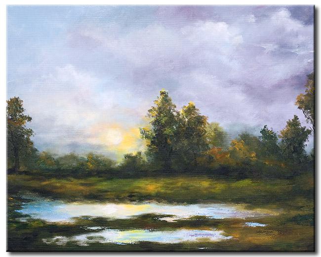 quadro all'alba