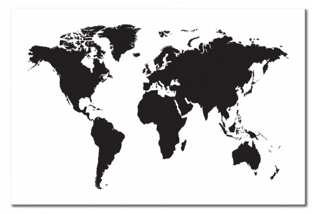 mappamondo quadro